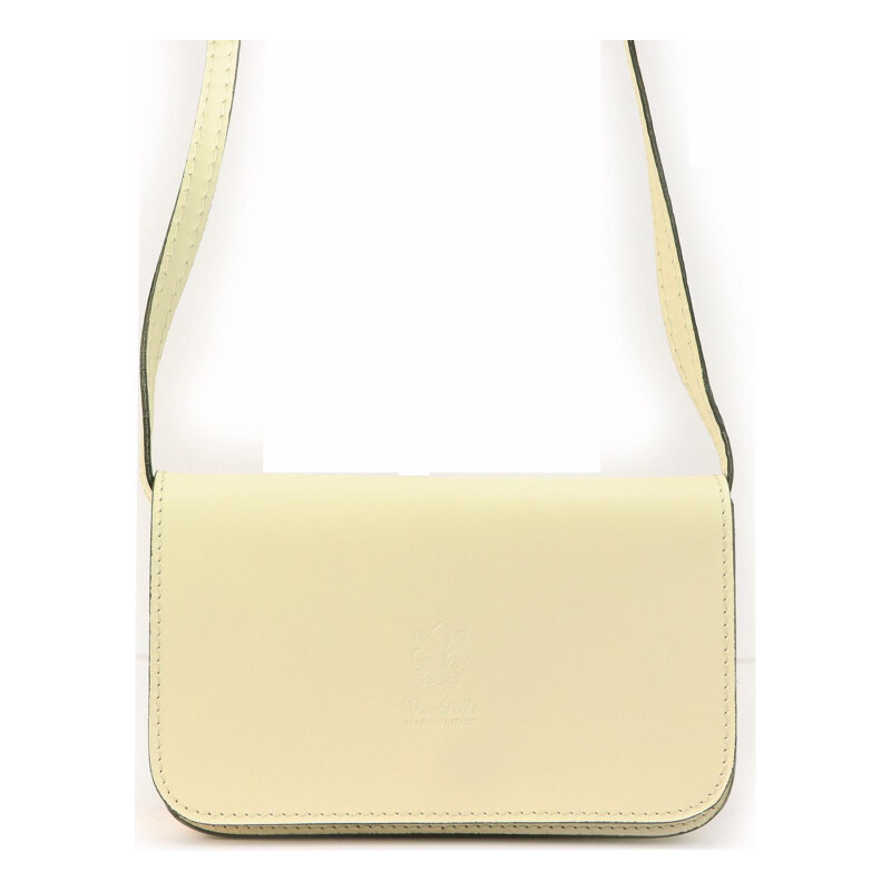 Kožená kabelka Gregorio béžová KZ37374 64289577