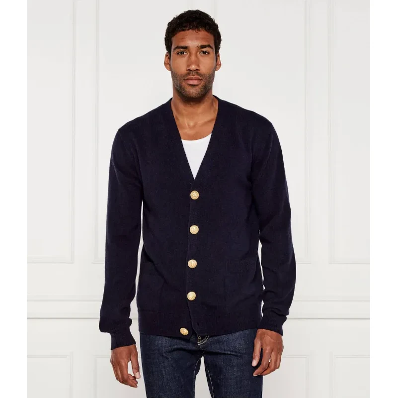 Balmain Kašmírový kardigán | Regular Fit | s prímesou vlny 64293325