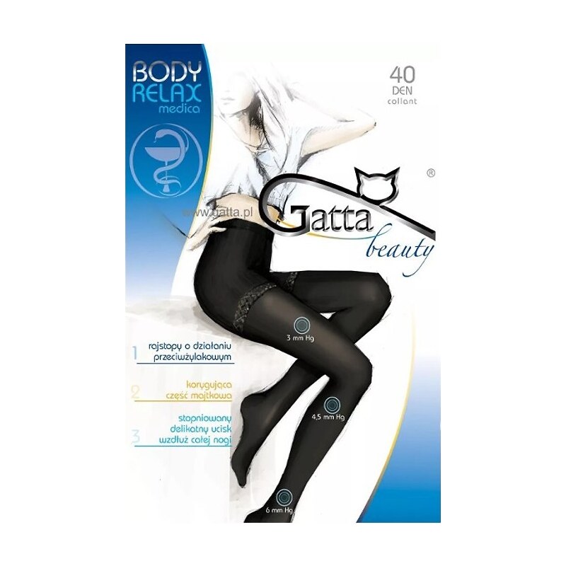 Silonky Gatta Body Relax Medica 40 den 42849658