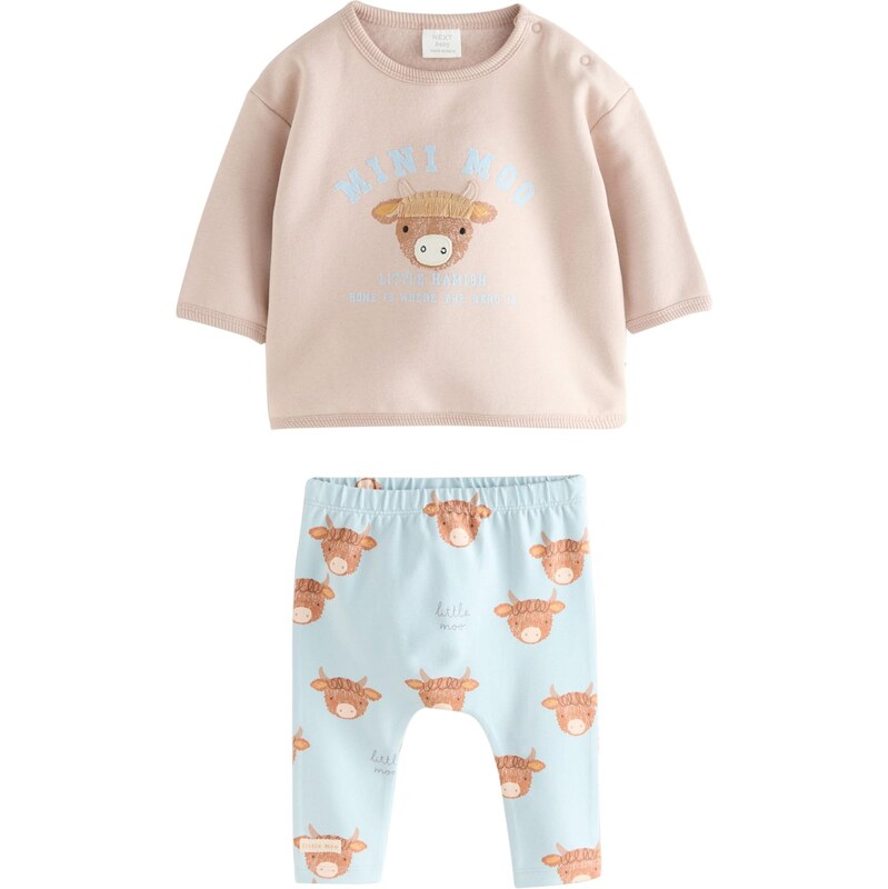 Next Set telová / svetlobéžová / nebesky modrá / hnedá 65880255