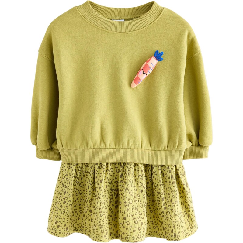 Next Šaty zelená / oranžová / červená / čierna 65654918