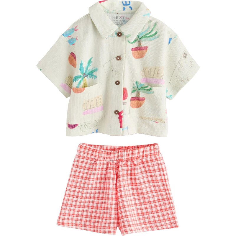 Next Set nebielená / smaragdová / krvavo červená / biela 64528772