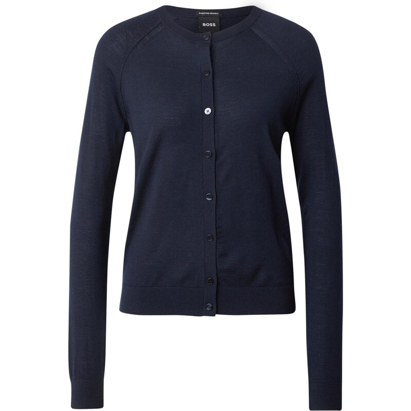 BOSS Kardigán Fonami tmavomodrá 64458213