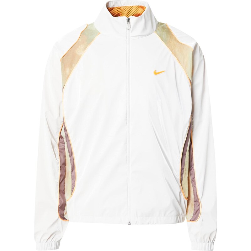 Nike Sportswear Prechodná bunda hnedá / kapučíno / oranžová / biela 64528827