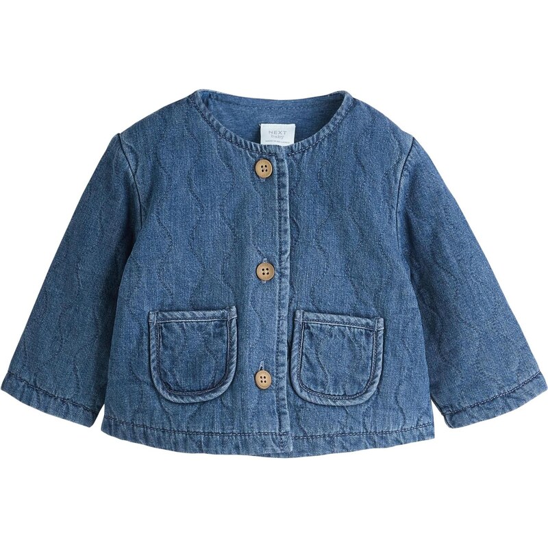 Next Prechodná bunda modrá denim 64293873