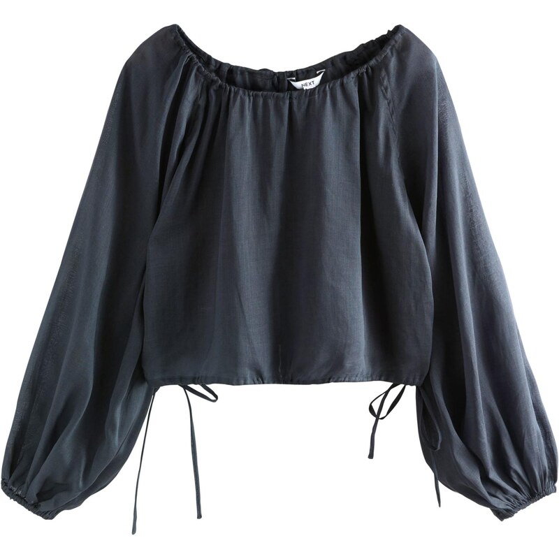Next Blúzka dymovo modrá 64565658