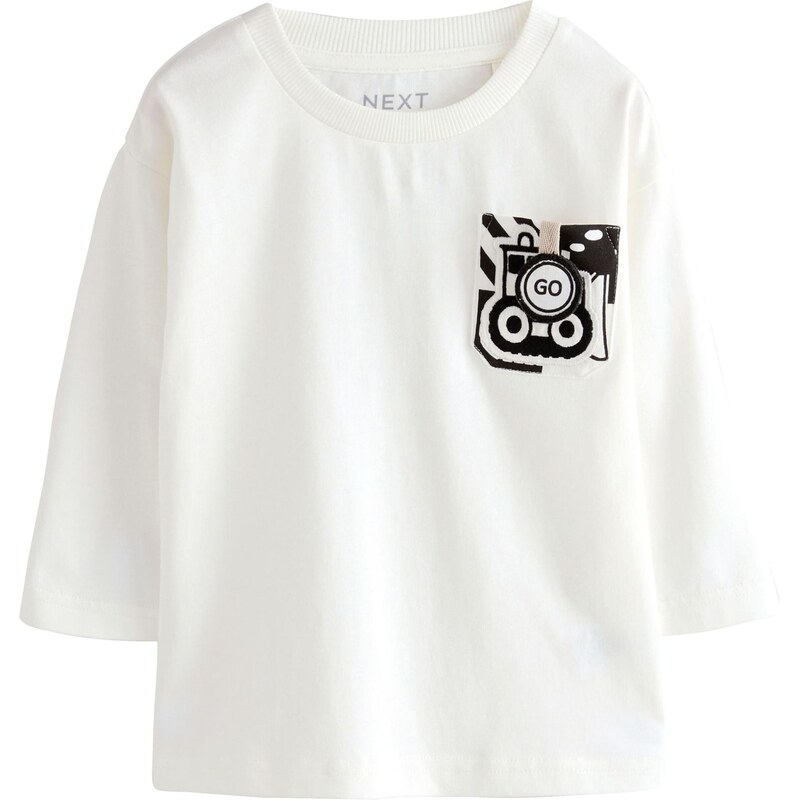 Next Tričko čierna / biela 64488374