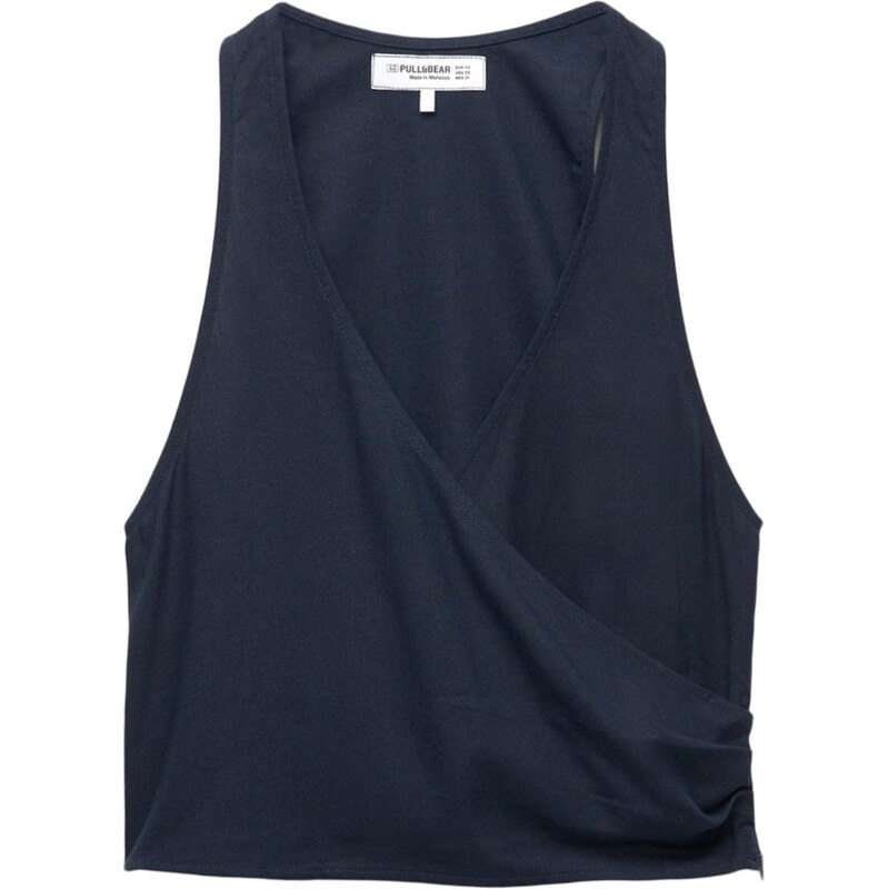 Pull&Bear Top námornícka modrá 65882733