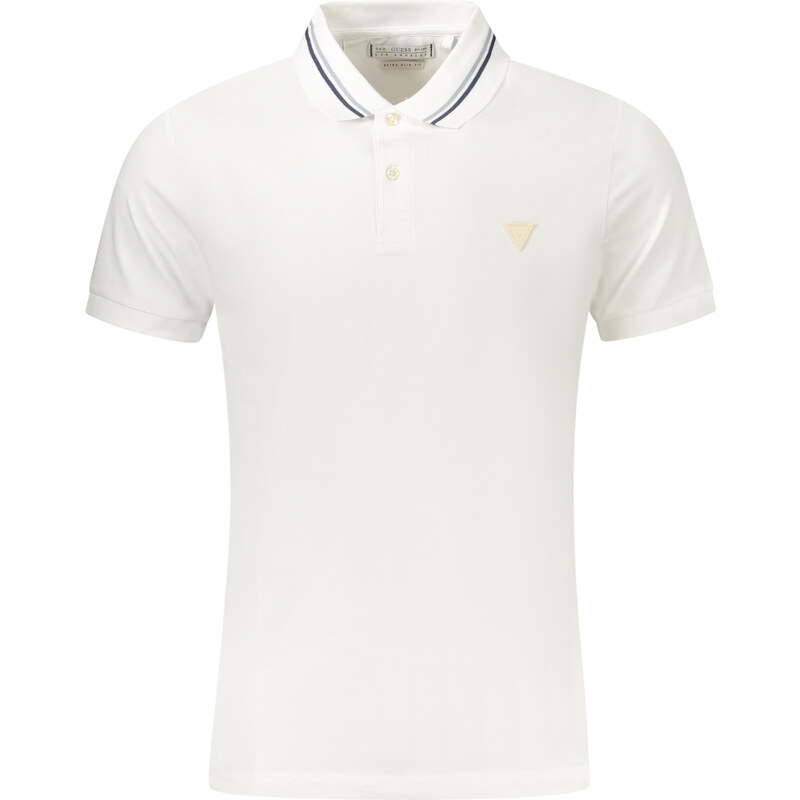 Biele pánske polo tričko GUESS JEANS 64703646