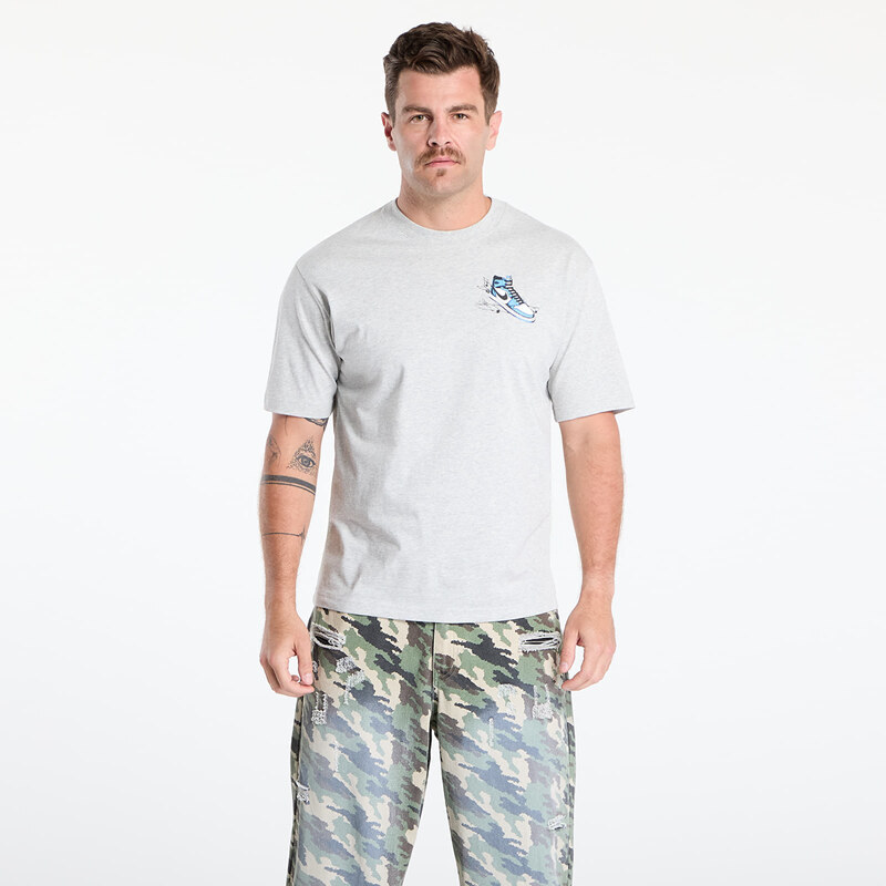 Tričko Jordan AJ1 Mens T-Shirt Grey Heather/ White XXL 64325686