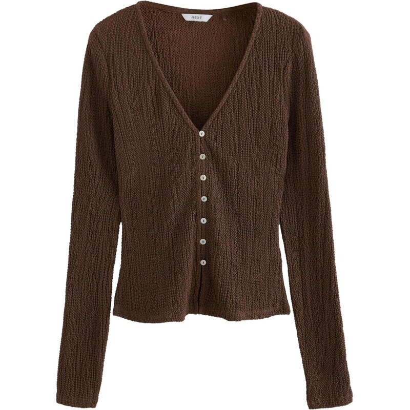 Next Kardigán hnedá 64339158