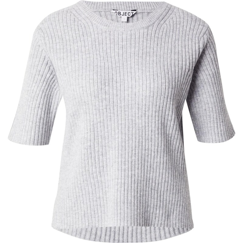 OBJECT Sveter OBJElva sivá melírovaná 64570772