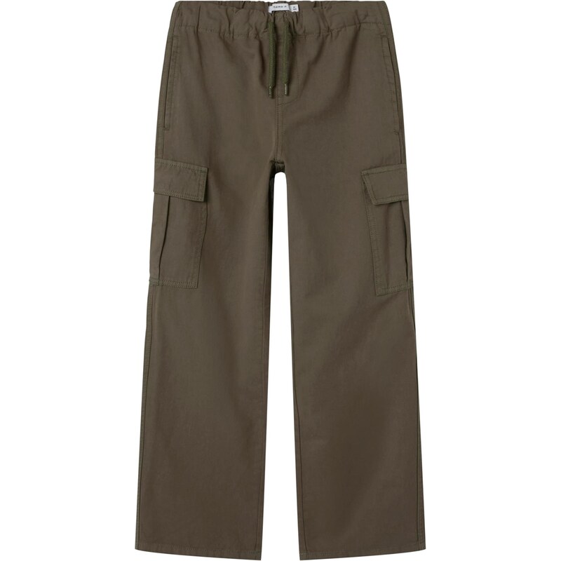 NAME IT Nohavice NKMRYAN olivová 64339604