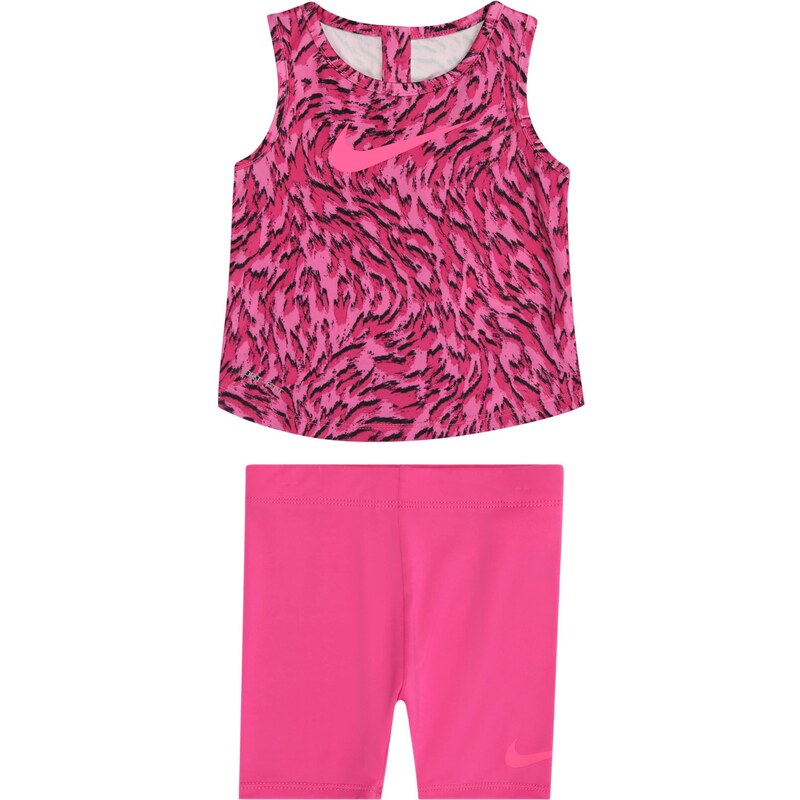 Nike Sportswear Set tmavoružová / čierna 64339673