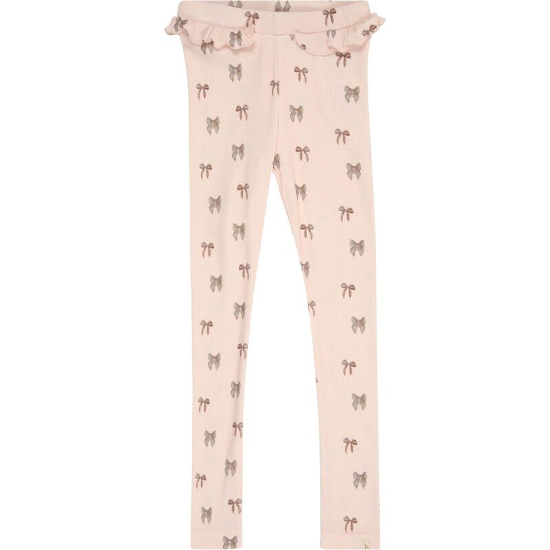 LilAtelier Legíny NMFGAVO mokka / ružová 64356767