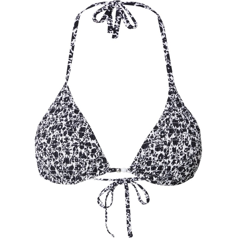 Hunkemöller Bikinový top Lobos čierna / biela 66008376