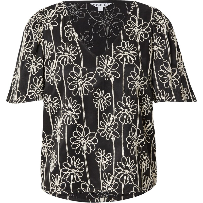 OBJECT Blúzka OBJCAMI svetlobéžová / čierna 65882578