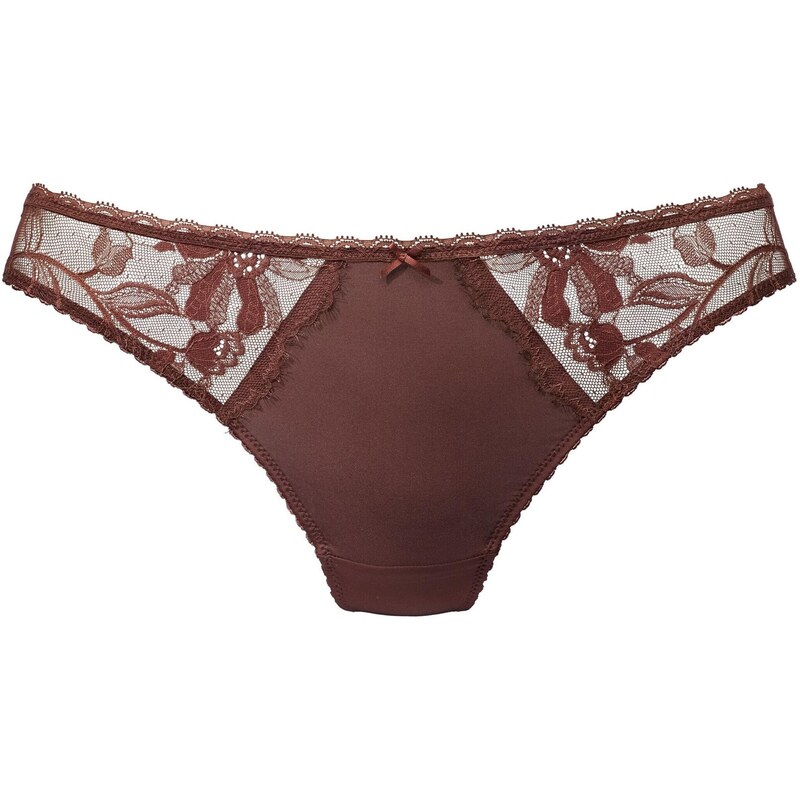 LASCANA Tangá tmavohnedá 65921465