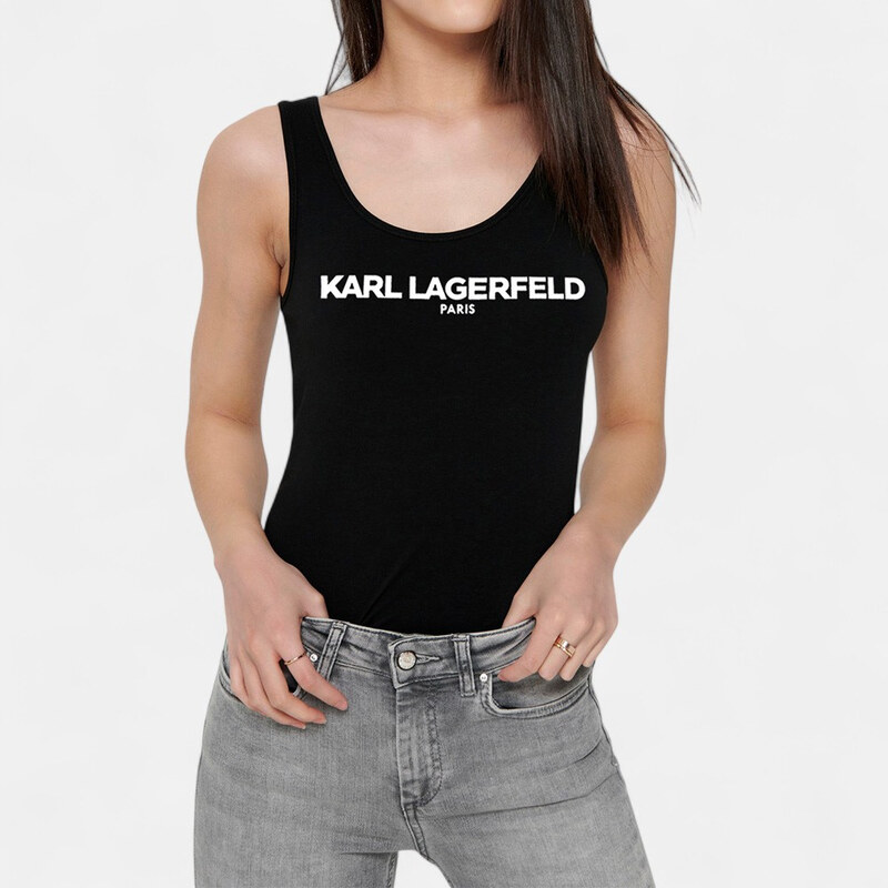 Dámské černé tílko Karl Lagerfeld 56275 64343573