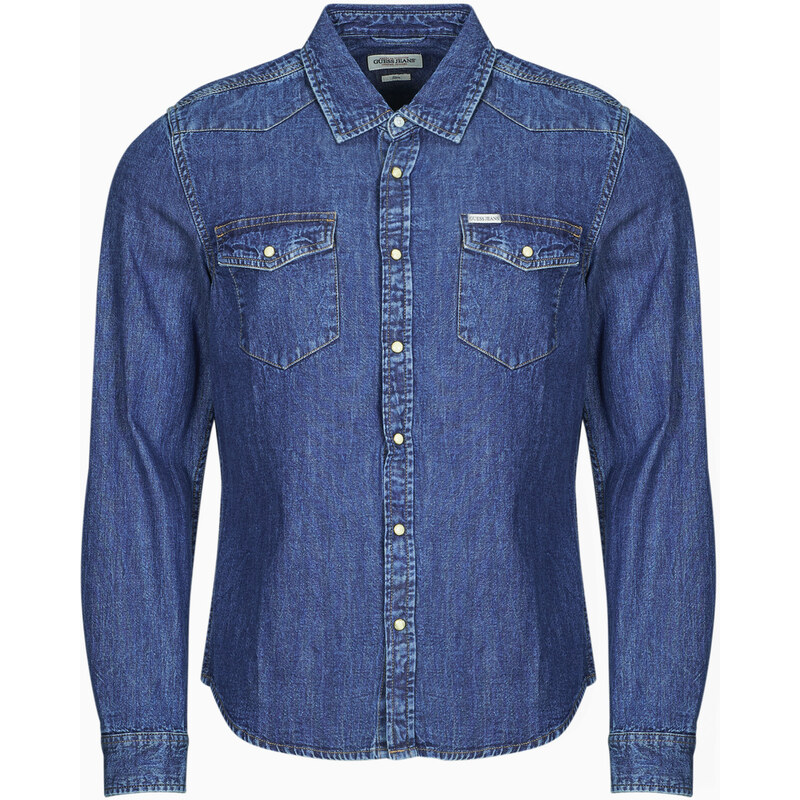 Guess Košele s dlhým rukávom GJ SLIM LS DENIM Guess 64350838