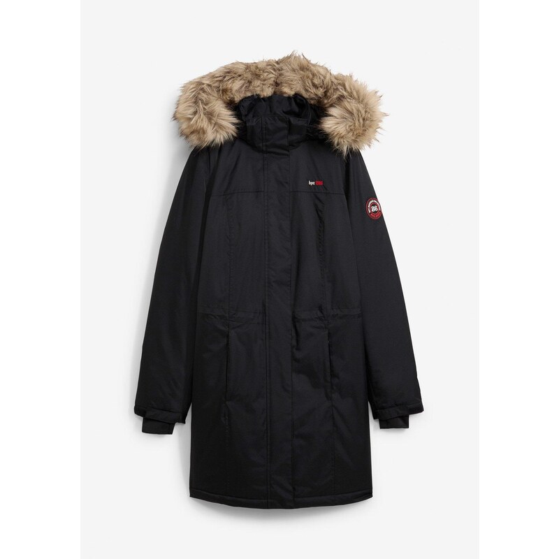 bonprix Teplý funkčný outdoorový kabát s umelou kožušinkou, farba 44731604