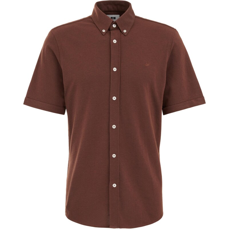 WE Fashion Košeľa hnedá 64356752