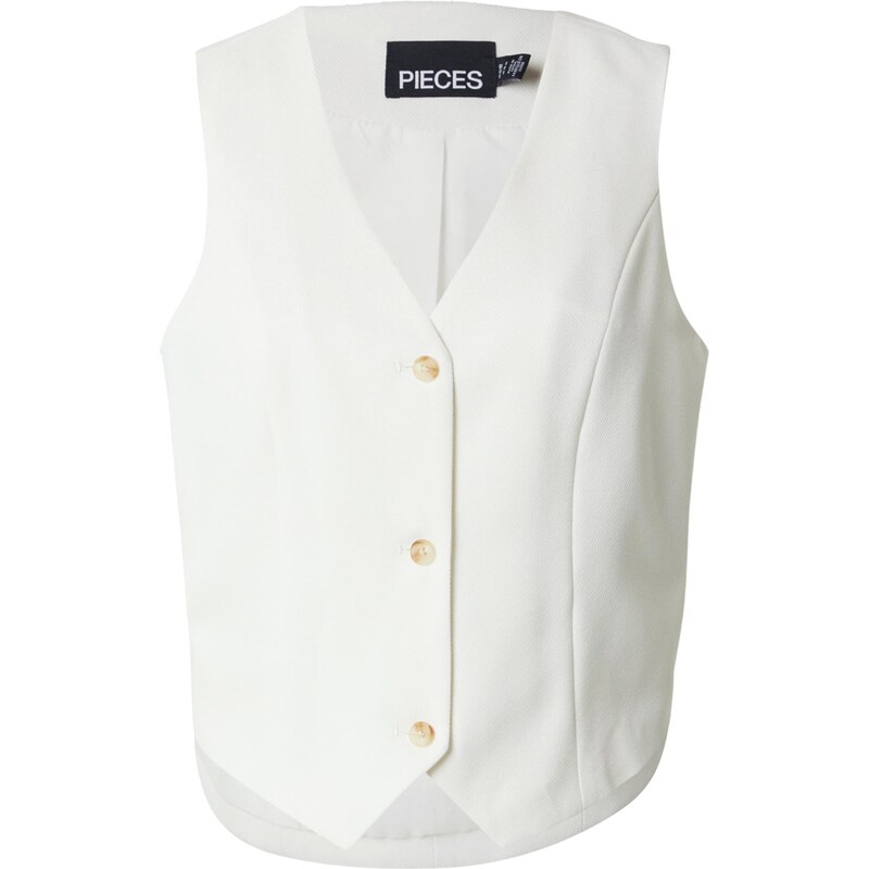 PIECES Vesta k obleku PCLAZZY biela 64356820