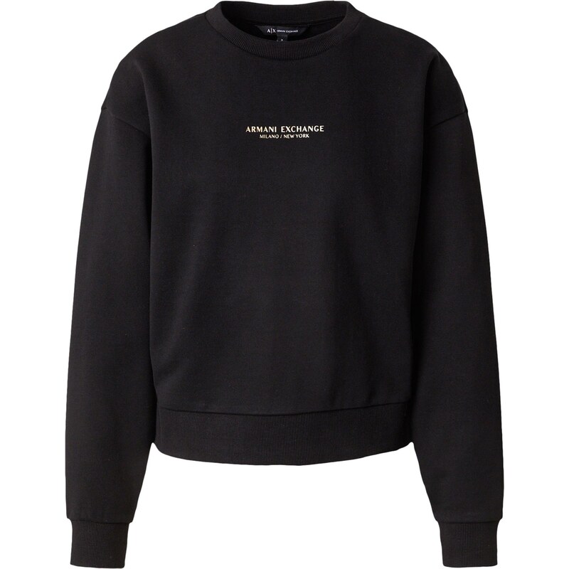ARMANI EXCHANGE Mikina béžová / čierna 65139043