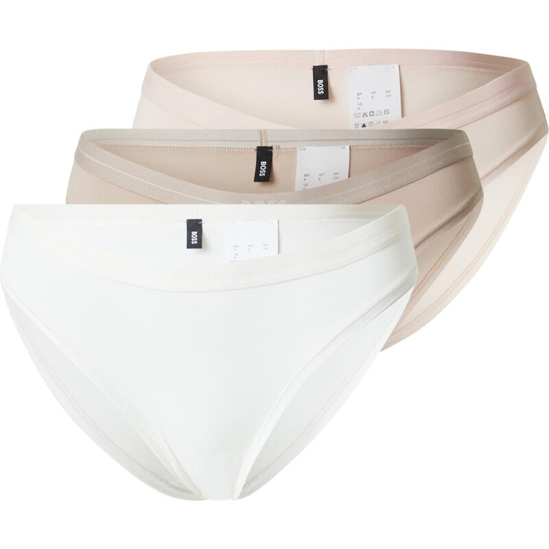 BOSS Nohavičky krémová / svetlobéžová / biela 64390147