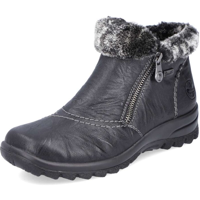 Dámska členková obuv RIEKER L7172-00 čierna W5 44432841