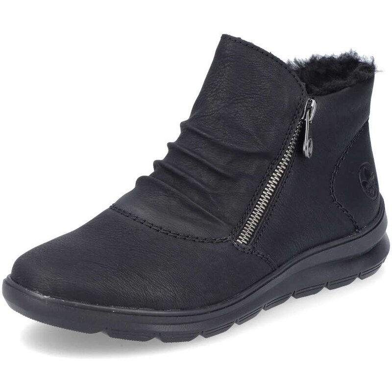 Dámska členková obuv RIEKER Z0051-01 čierna W5 44973177
