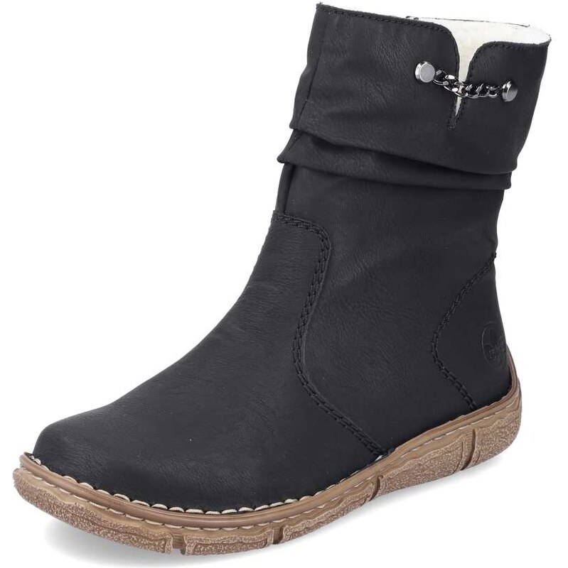 Dámska členková obuv RIEKER Z3771-00 čierna W5 64355024