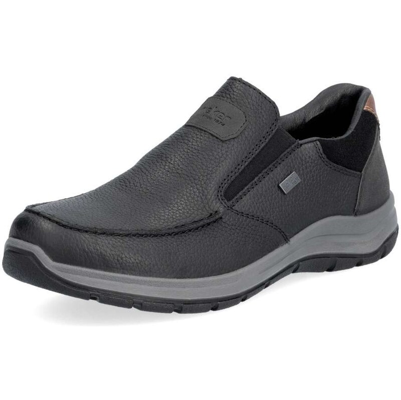 Pánske mokasíny RIEKER 03651-00 čierna W5 55899112