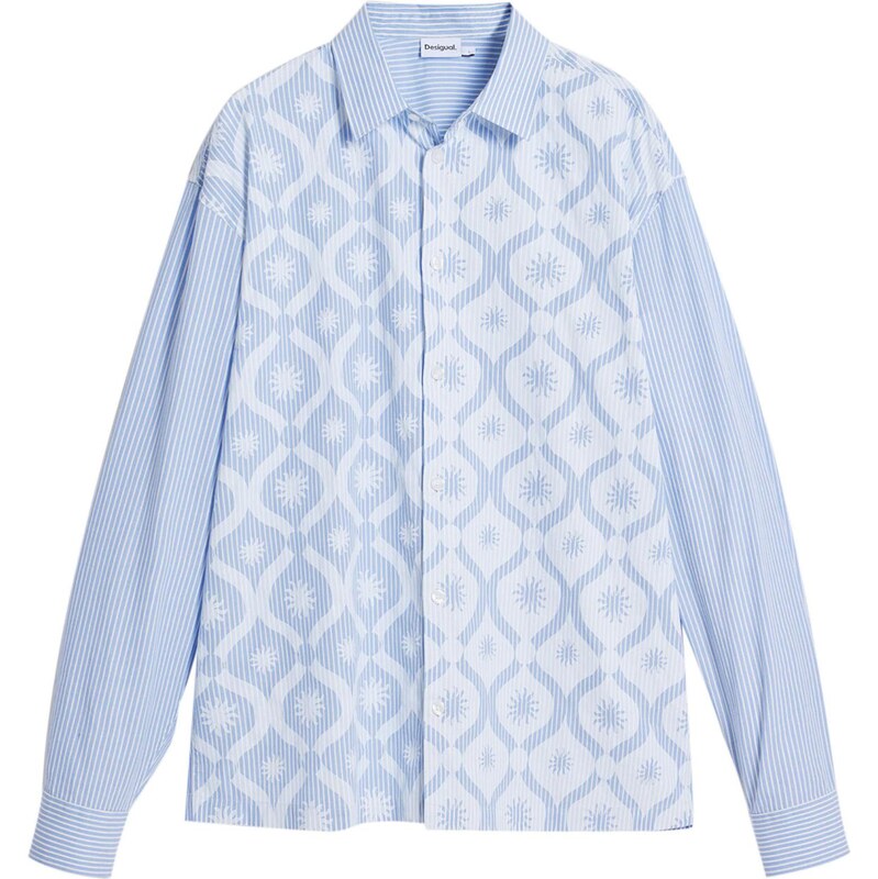 Desigual Košeľa svetlomodrá / biela 64356838