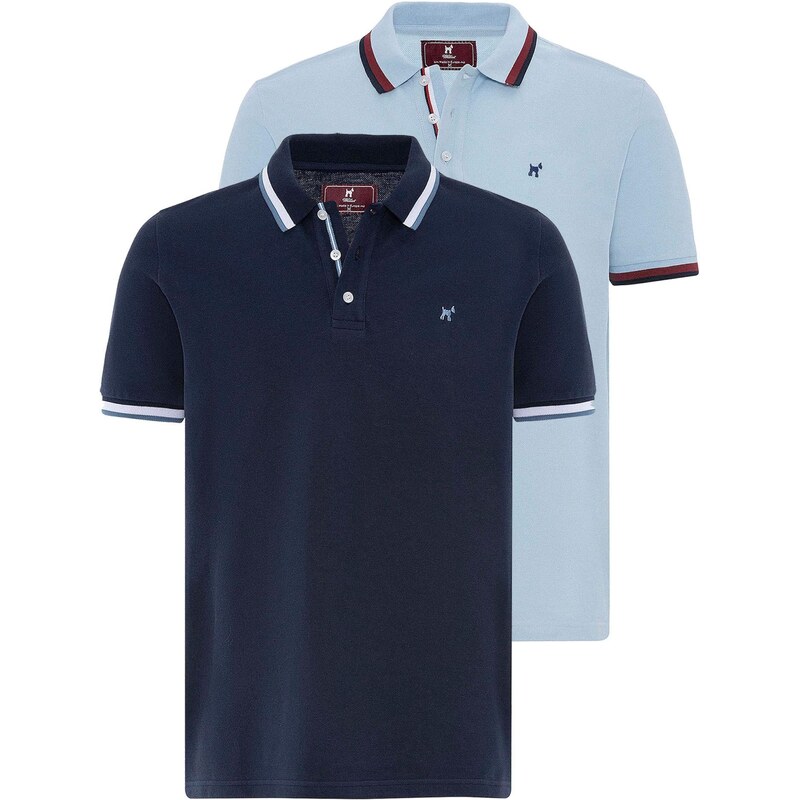 Williot Tričko tmavomodrá / svetlomodrá 65656362