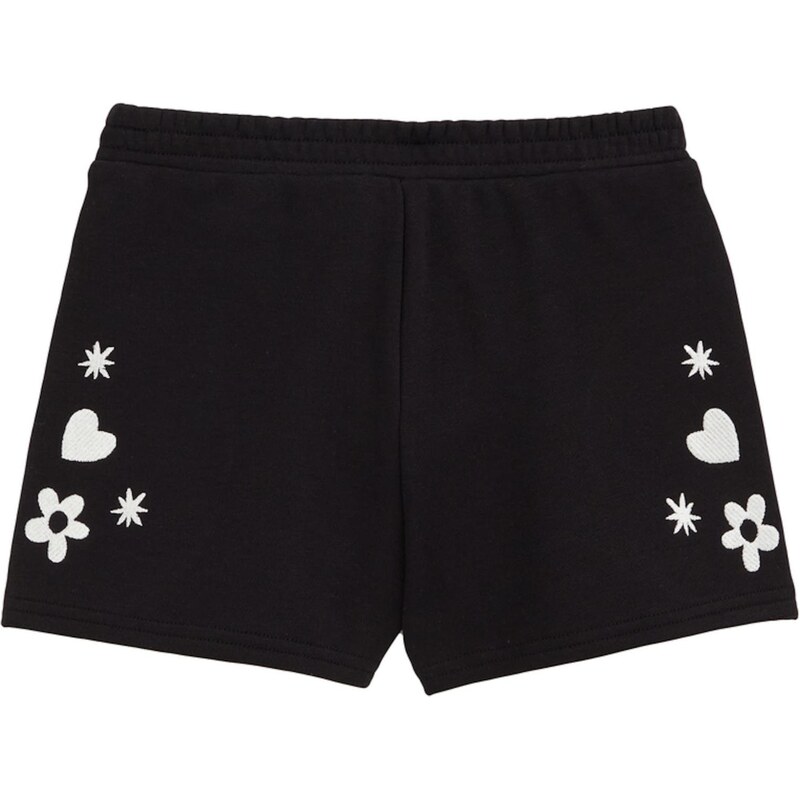 WE Fashion Nohavice čierna / biela 65882980