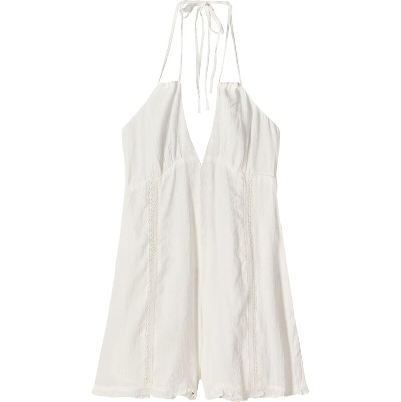 Bershka Overal šedobiela 65883067