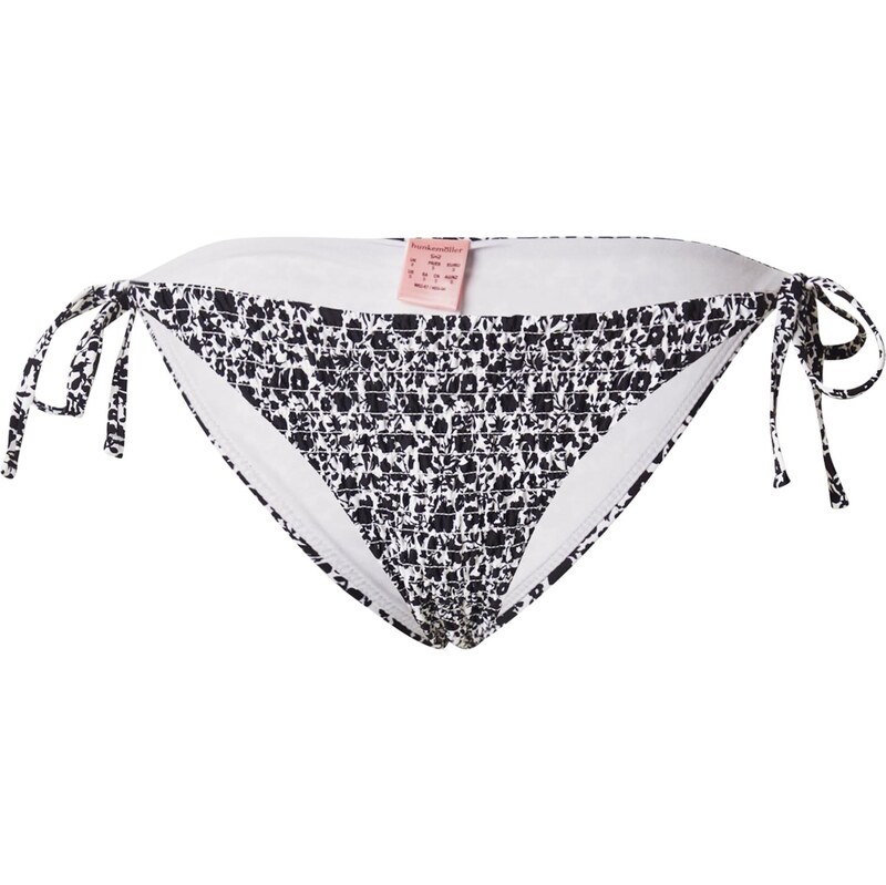 Hunkemöller Bikinové nohavičky Lobos čierna / biela 66008393