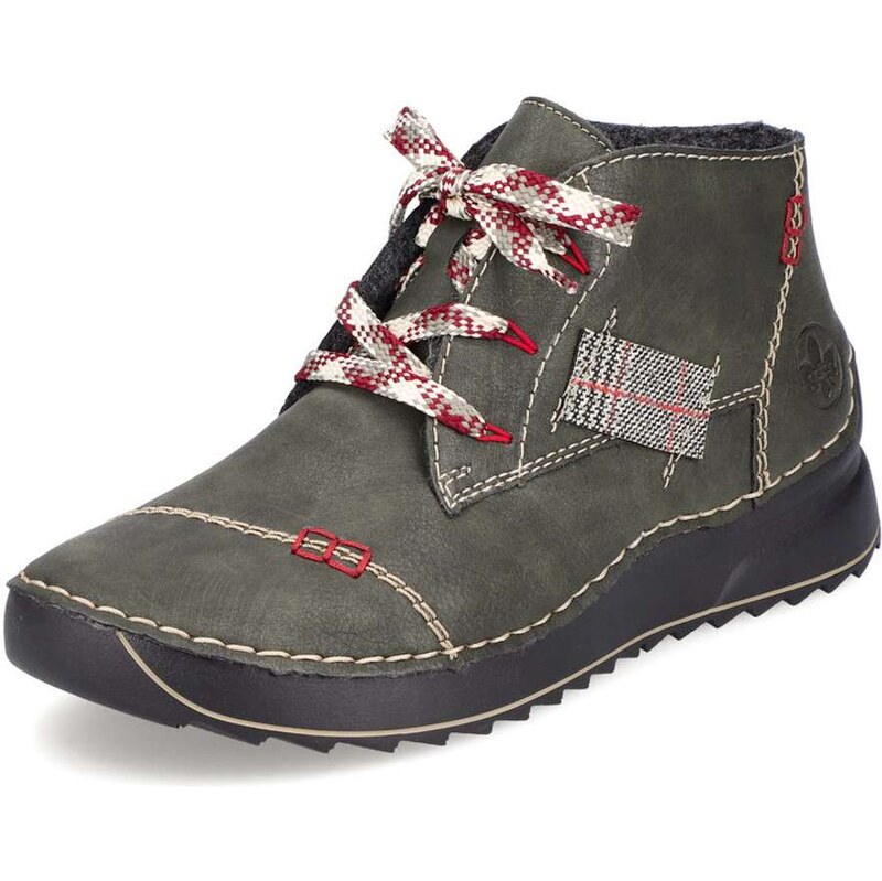 Dámska členková obuv RIEKER 51534-54 zelená W5 64356965