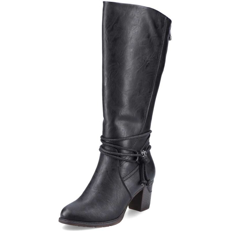 Dámske čižmy RIEKER 96059-00 čierna W5 15563825