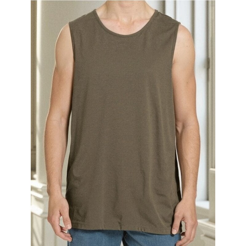 Sinsay - Základné tielko - khaki 65756969