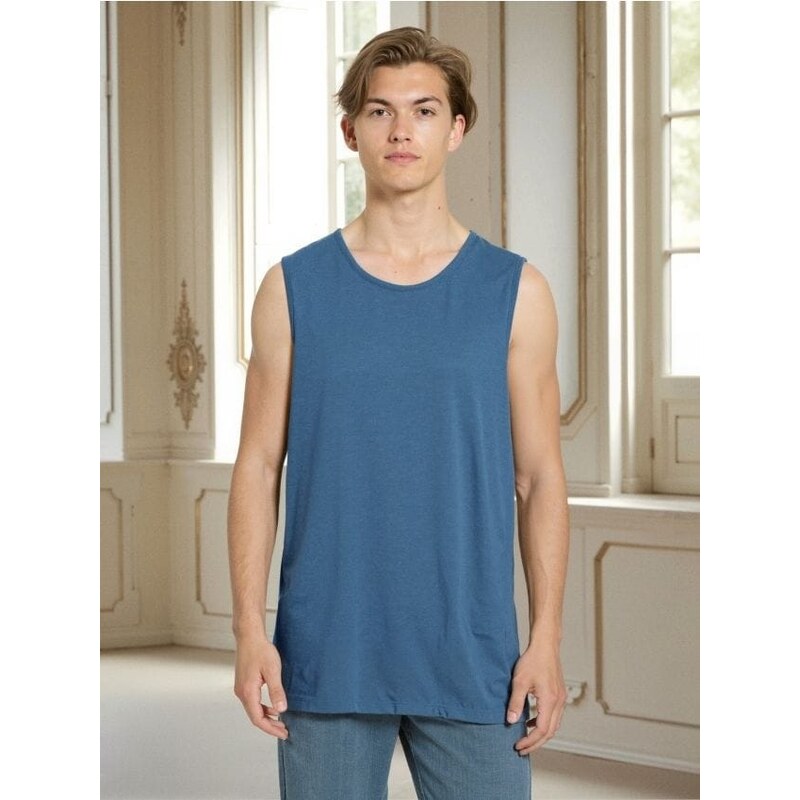 Sinsay - Základné tielko - modrá 65756967