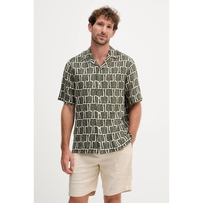 Ľanová košeľa Frescobol Carioca 64371262