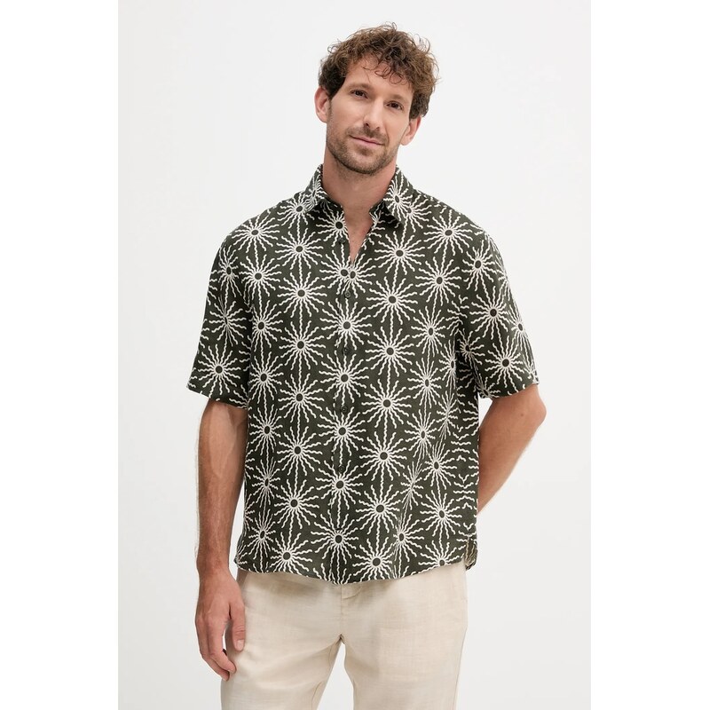 Ľanová košeľa Frescobol Carioca 64371263