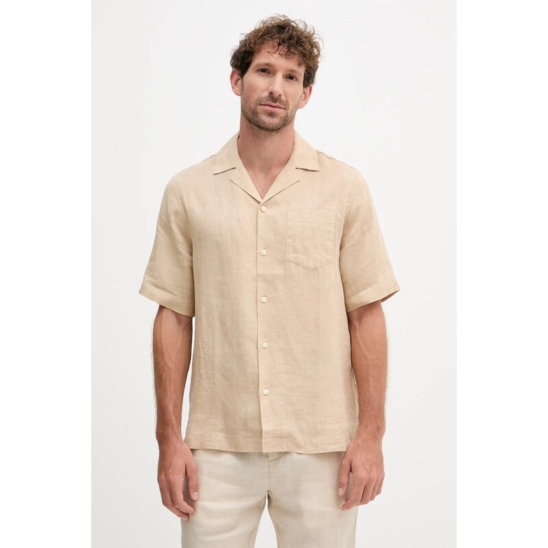 Ľanová košeľa Frescobol Carioca 64371312