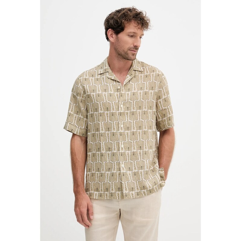 Ľanová košeľa Frescobol Carioca 64371352