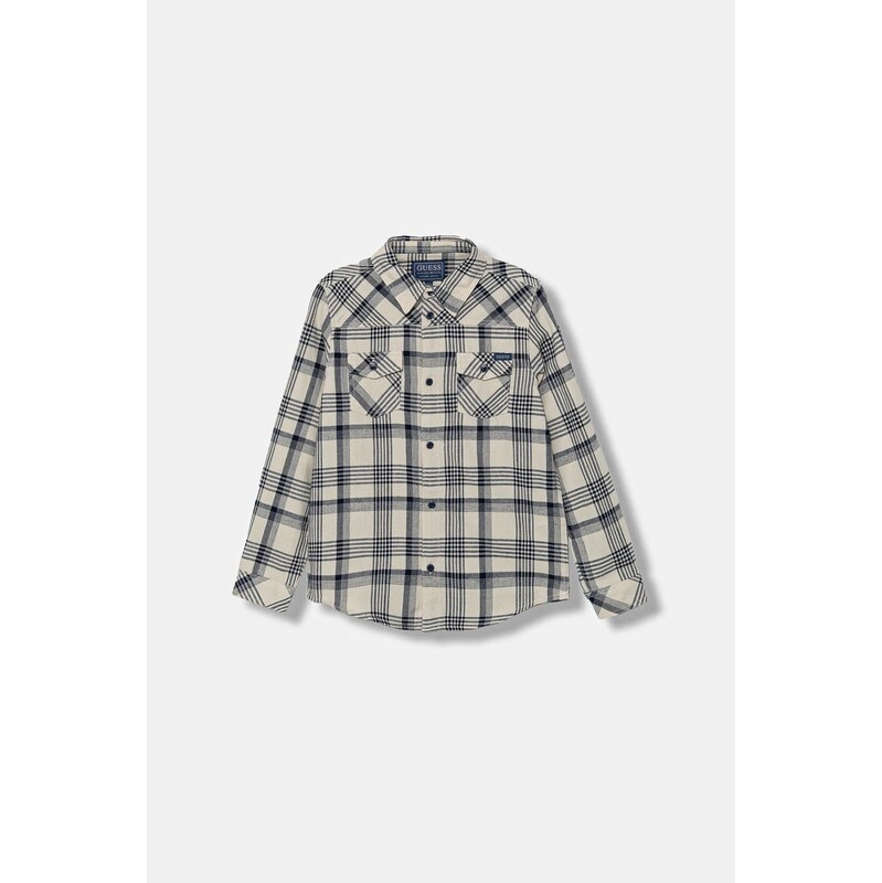 Detská bavlnená košeľa Guess 64371376