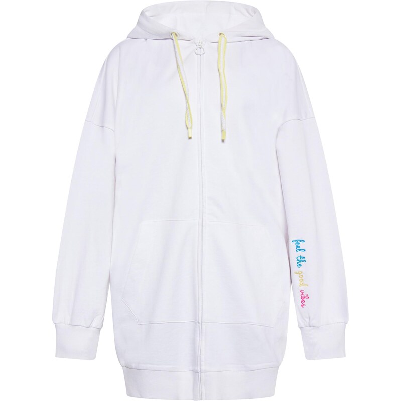 ebeeza Tepláková bunda svetlomodrá / žltá / biela 65792078