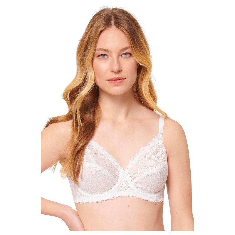Triumph Soft čipkovaná podprsenka Compliment biela 64374168