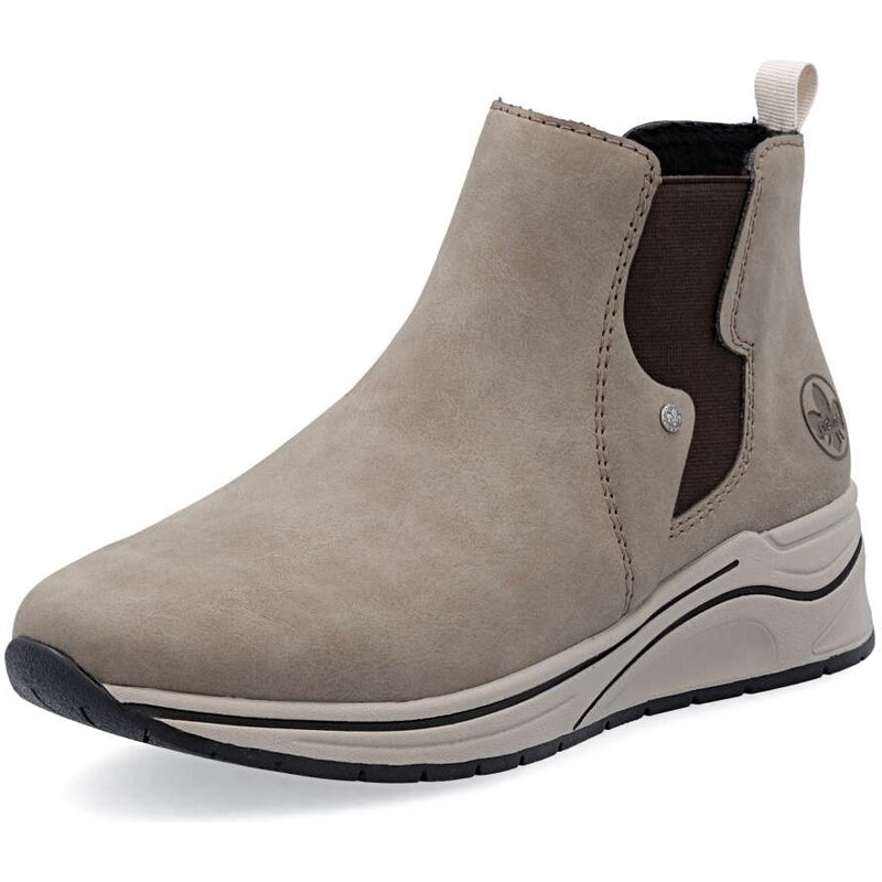 Dámska členková obuv RIEKER N9561-64 béžová W5 64375941